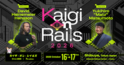 ソニックガーデンはKaigi on Rails 2026にゴールドスポンサーとして協賛します
