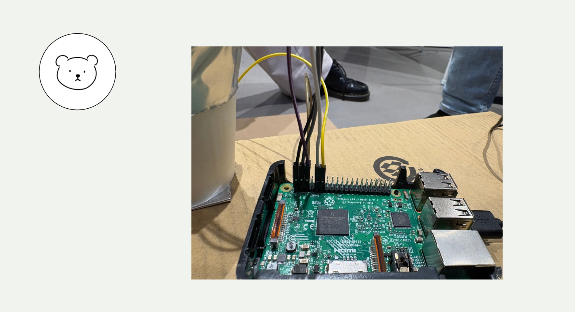 発表スライド:Raspberry Piの配線