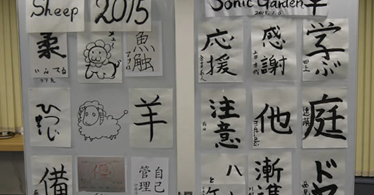 ソフトウェア職人たちの日常 書き初めから見えた 15年も自由に 真面目に ドヤ顔で 株式会社ソニックガーデン ソフトウェア職人たちの日常 書き初めから見えた 15年も自由に 真面目に ドヤ顔で 株式会社ソニックガーデン