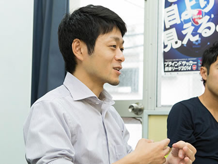 日本ブラインドサッカー協会事務局長 松崎英吾氏